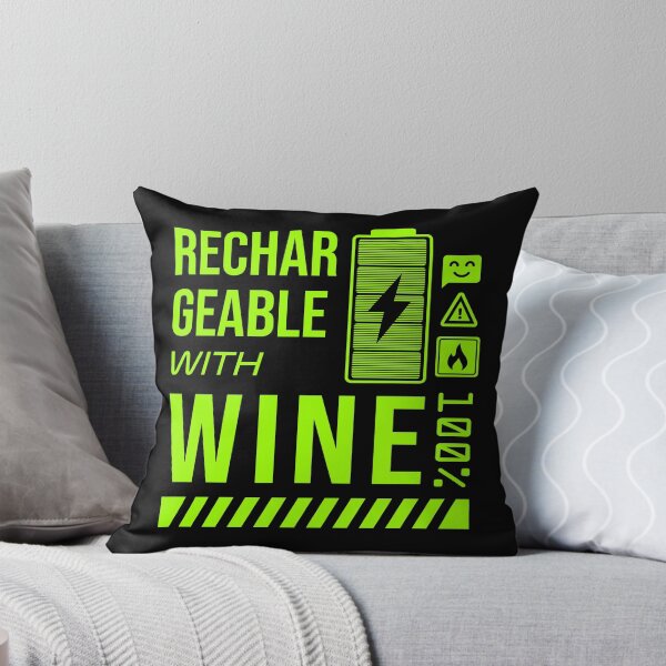 Item preview, Rechargeable with Wine - Green Label designed and sold by forgottenfuture.