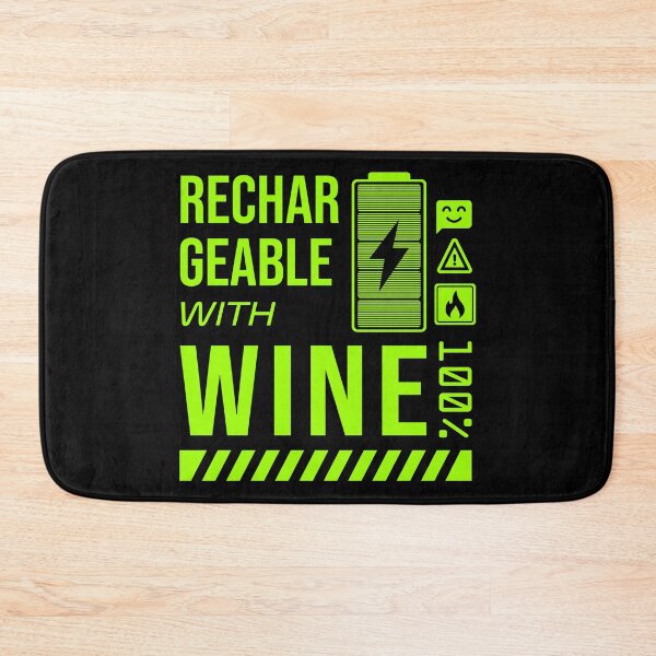 Item preview, Rechargeable with Wine - Green Label designed and sold by forgottenfuture.