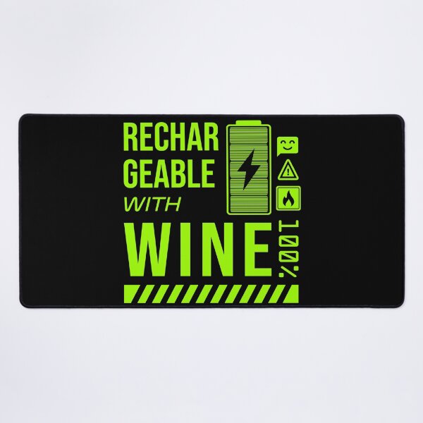 Item preview, Rechargeable with Wine - Green Label designed and sold by forgottenfuture.