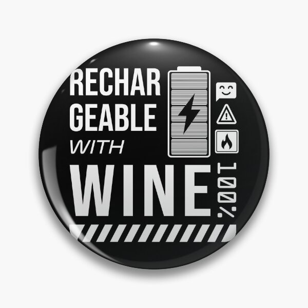 Item preview, Rechargeable with Wine - White Label designed and sold by forgottenfuture.