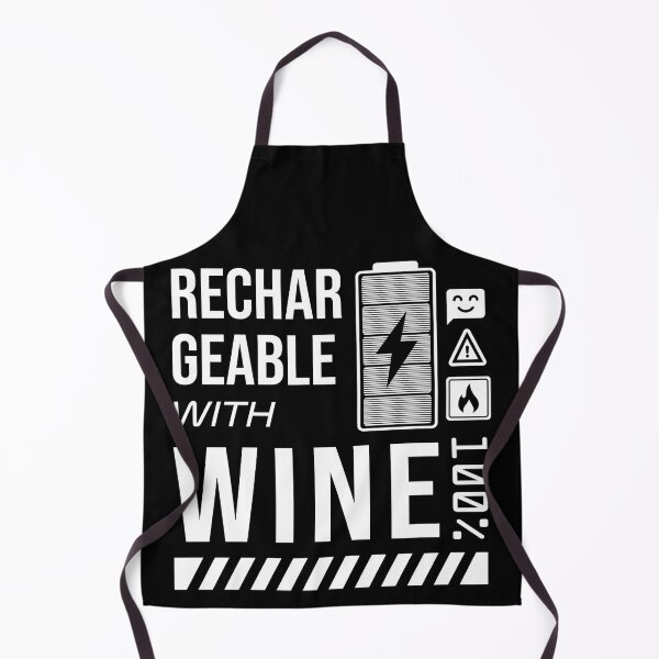 Item preview, Rechargeable with Wine - White Label designed and sold by forgottenfuture.