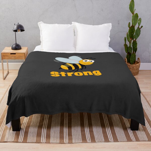 Item preview, Bee strong motivational bug quote designed and sold by SoulTrekking.