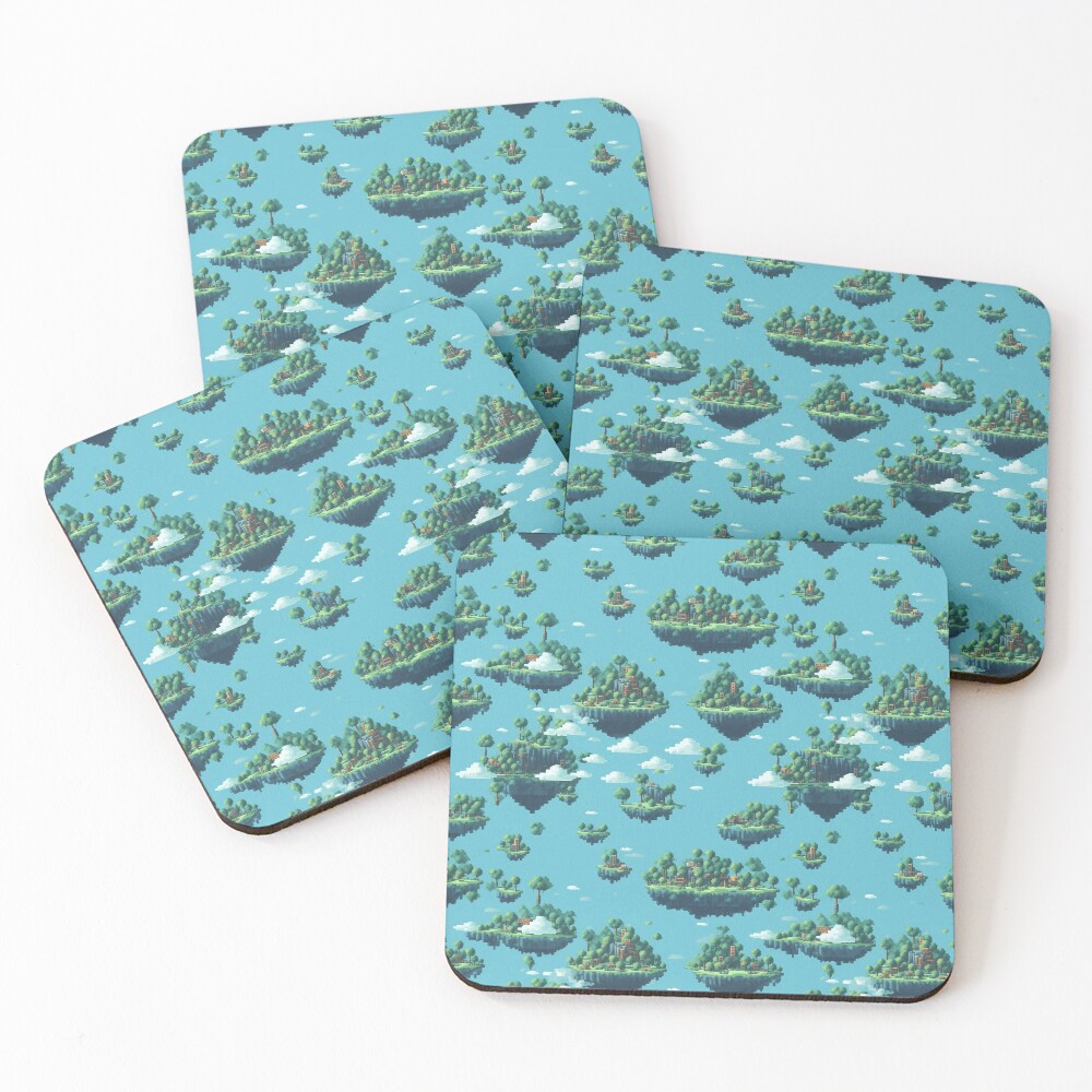 Item preview, Coasters (Set of 4) designed and sold by PixelPatchwork.