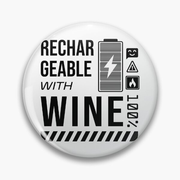 Item preview, Rechargeable with Wine - Black Label designed and sold by forgottenfuture.