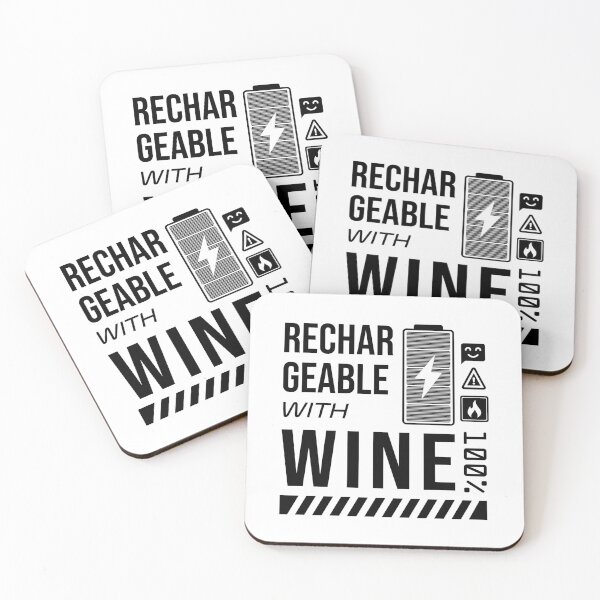 Item preview, Rechargeable with Wine - Black Label designed and sold by forgottenfuture.