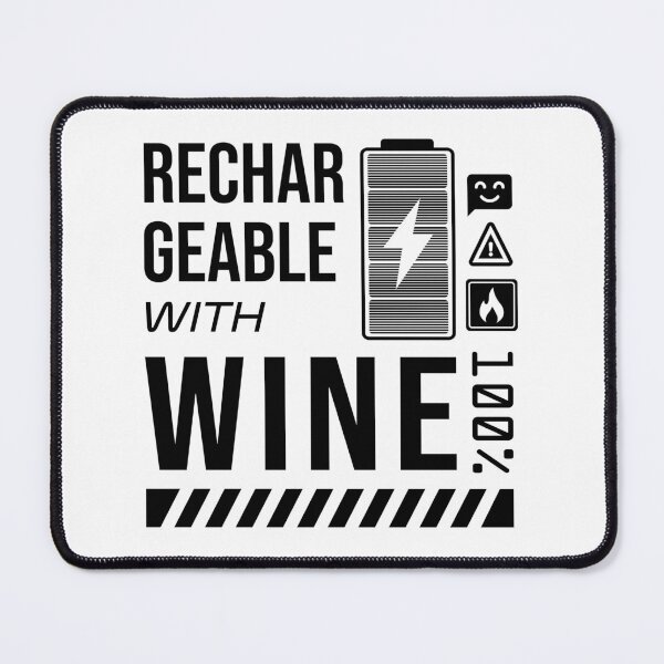 Item preview, Rechargeable with Wine - Black Label designed and sold by forgottenfuture.