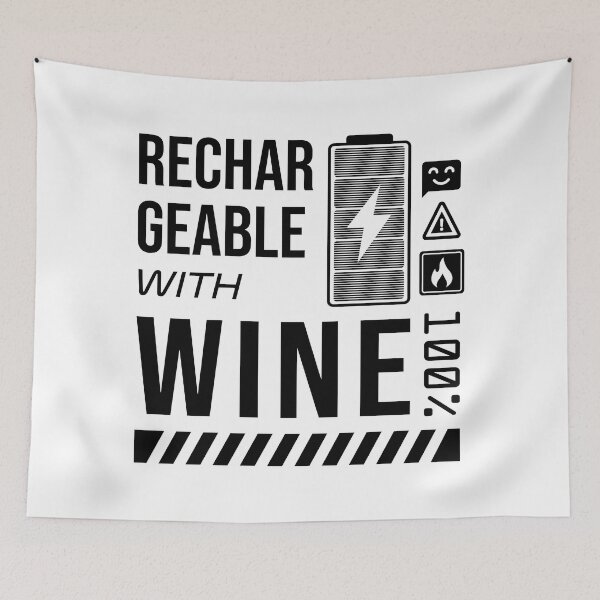 Item preview, Rechargeable with Wine - Black Label designed and sold by forgottenfuture.