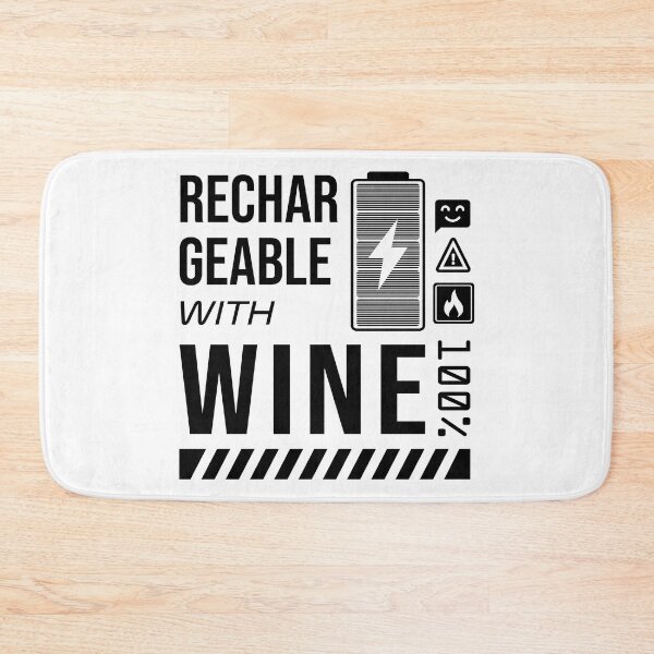 Item preview, Rechargeable with Wine - Black Label designed and sold by forgottenfuture.