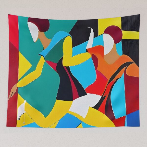 Item preview, Fusion of Cubism, Futurism, and Fauvism designed and sold by The Bubble 1307.