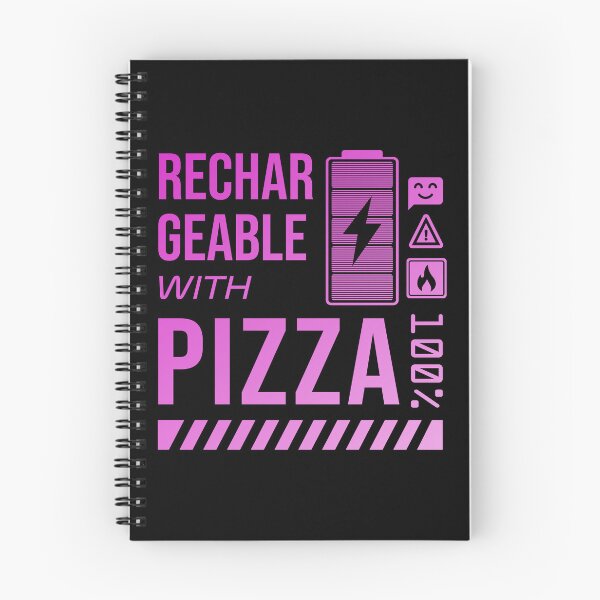 Item preview, Rechargeable with Pizza - Pink Label designed and sold by forgottenfuture.