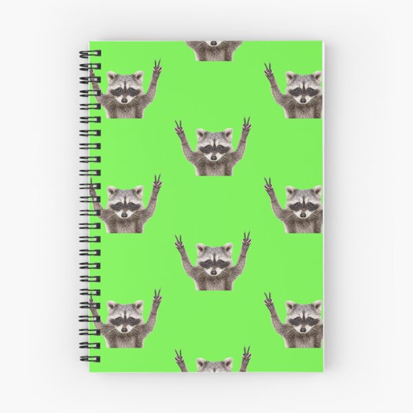 Item preview, Raccoon Cute Peace Sign Sticker designed and sold by windowdecals.