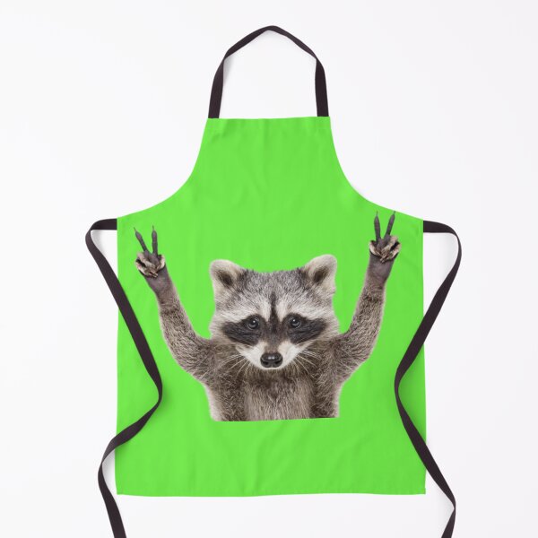 Item preview, Raccoon Cute Peace Sign Sticker designed and sold by windowdecals.