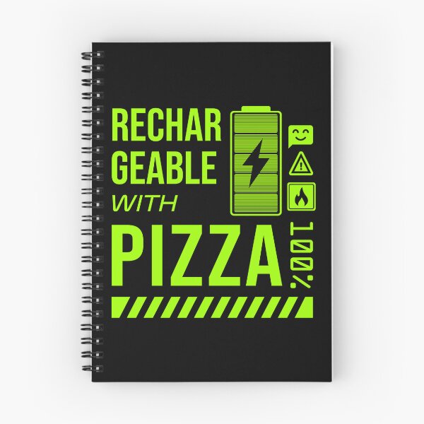 Item preview, Rechargeable with Pizza - Green Label designed and sold by forgottenfuture.