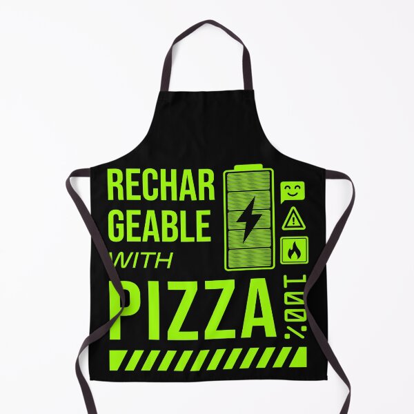 Item preview, Rechargeable with Pizza - Green Label designed and sold by forgottenfuture.