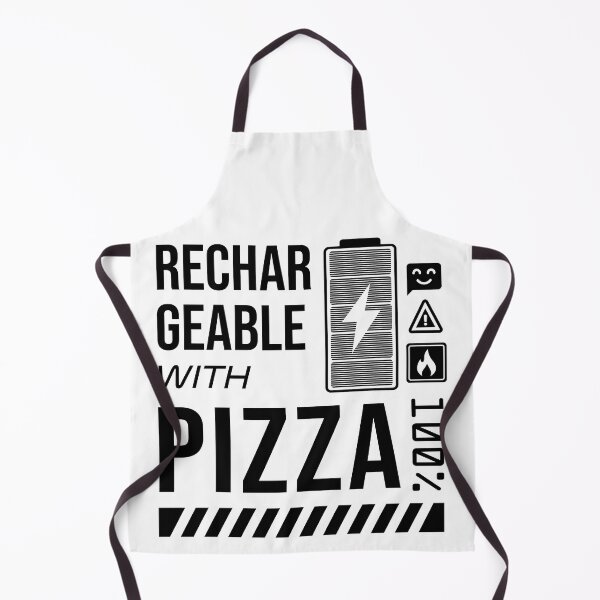 Item preview, Rechargeable with Pizza - Black Label designed and sold by forgottenfuture.