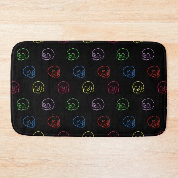Item preview, Colourful Skulls Pattern designed and sold by Cadva.