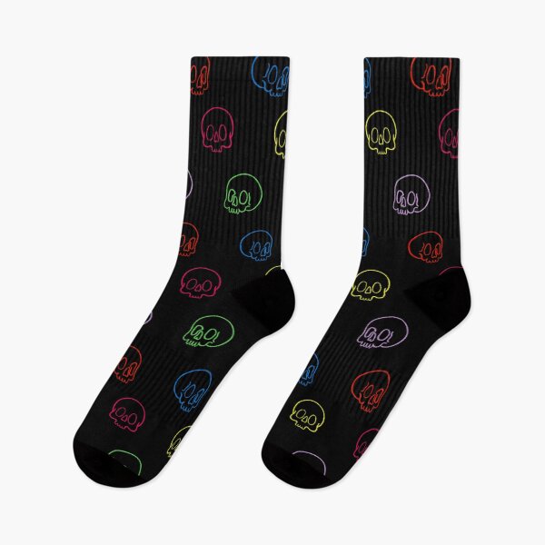 Item preview, Colourful Skulls Pattern designed and sold by Cadva.