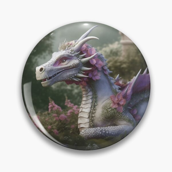 Item preview, Dragon with Flowers designed and sold by PTiger.
