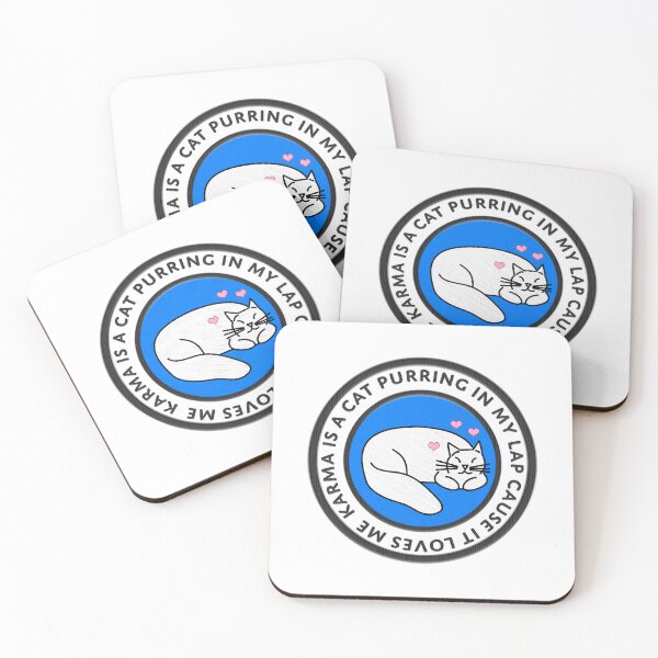 Item preview, Karma Is A Cat Patch designed and sold by bellasito.