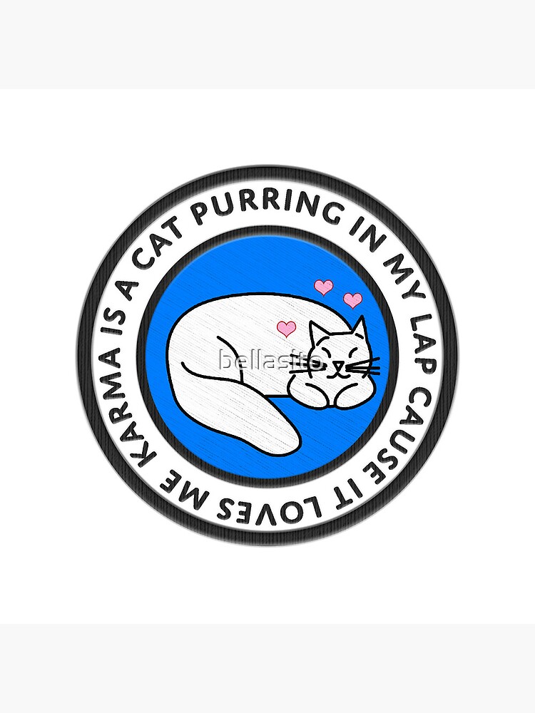 Blue Karma is a Cat Patch