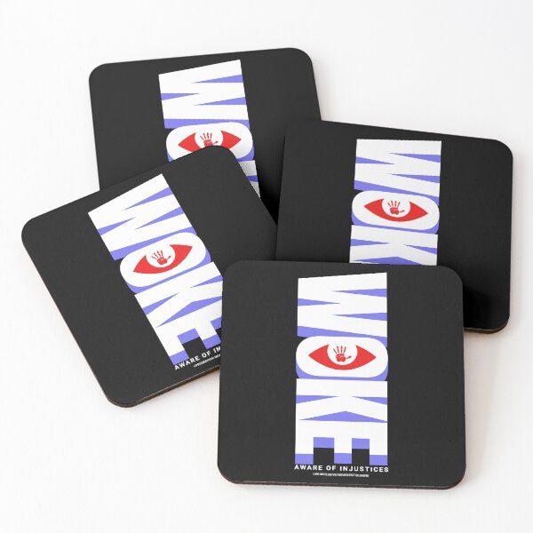 Item preview, PMD00883 Progressive Movement Designs Woke Eyes design shows you are a woke Democrat or Independent or Bernie Sanders supporter designed and sold by ProgressiveLeft.