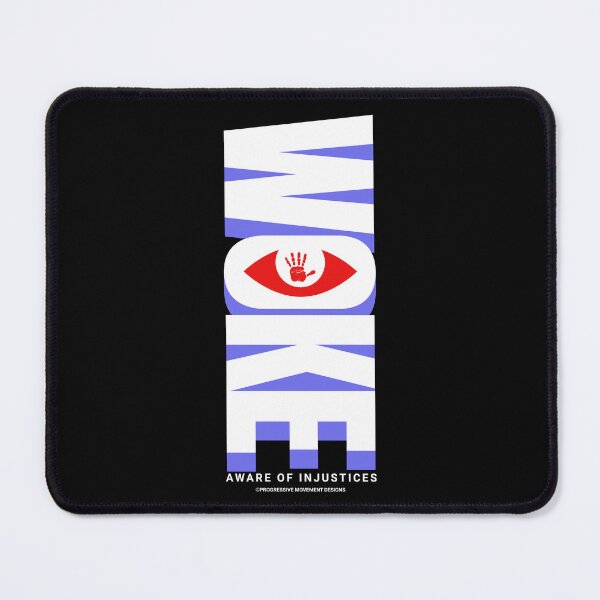 Item preview, PMD00883 Progressive Movement Designs Woke Eyes design shows you are a woke Democrat or Independent or Bernie Sanders supporter designed and sold by ProgressiveLeft.