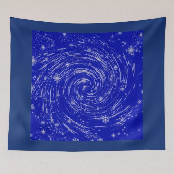 Item preview, Blue White Swirl Storm designed and sold by Chellie Bock.