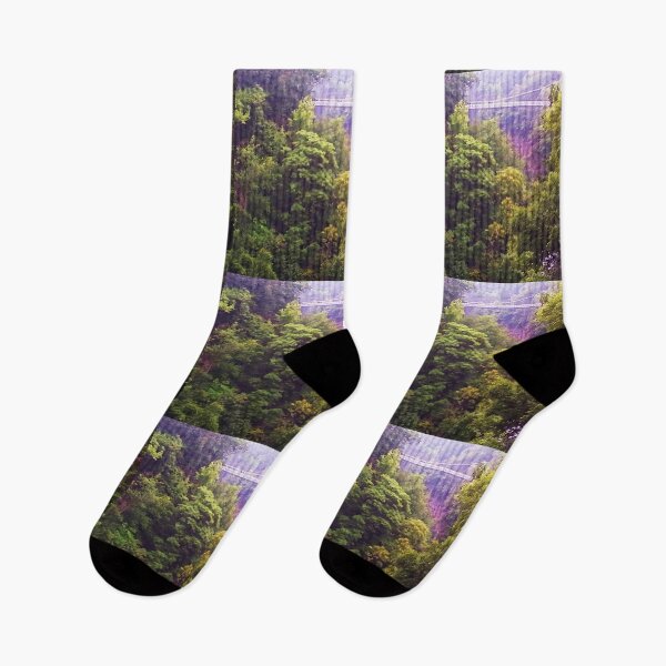 Item preview, ITHACA NEW YORK SWINGING BRIDGE designed and sold by JoAnnHayden.