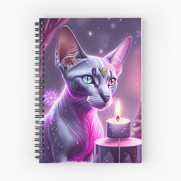 Artikelvorschau, Lila Sphynx entworfen und verkauft von Nocturne Paws.