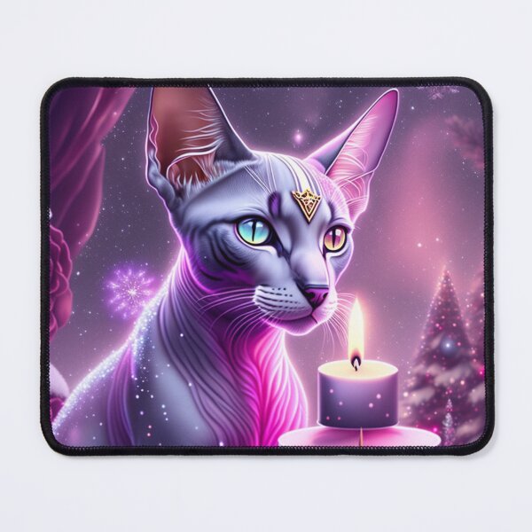 Artikelvorschau, Lila Sphynx entworfen und verkauft von Nocturne Paws.