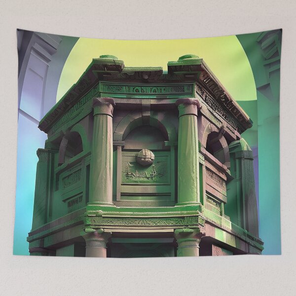 Artikelvorschau, Antike Wunder (Mausoleum in Halikarnassos 1) entworfen und verkauft von PixelatedPaints.