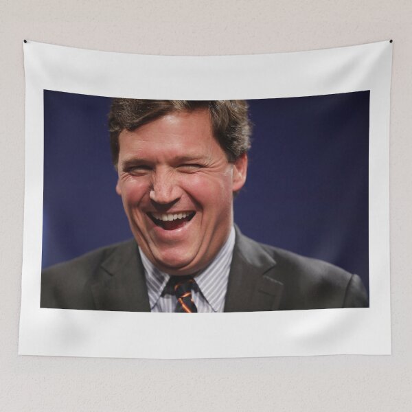 Item preview, Tucker Carlson Laughing designed and sold by jjlevi21.