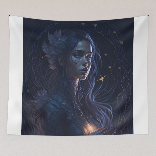 Item preview, Girl with a wishing star designed and sold by Aleksandar Boric.