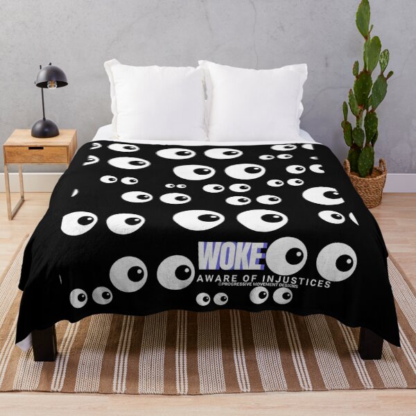 Item preview, PMD00886 Progressive Movement Designs Woke Eyes design shows you are a woke Democrat or Independent or Bernie Sanders supporter designed and sold by ProgressiveLeft.