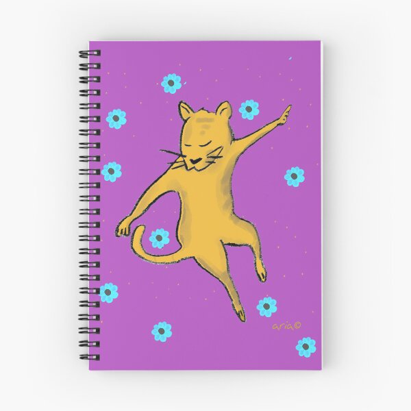 Item preview, Dancing Cat of Summer designed and sold by AriaPinkBubble.