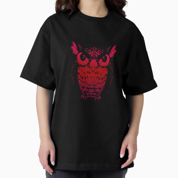 Red Owl Oversized T-Shirt