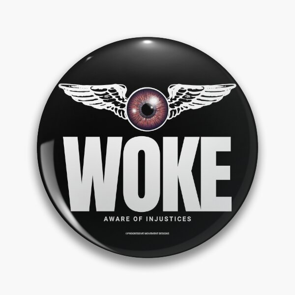 Item preview, PMD00887 El diseño Woke Wings de Progressive Movement Designs demuestra que estás despierto y consciente de las injusticias para los demócratas, los independientes y los partidarios de Bernie Sanders. designed and sold by ProgressiveLeft.