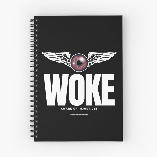 Aperçu de l'œuvre PMD00887 Le design Woke Wings de Progressive Movement Designs montre que vous êtes éveillé et conscient des injustices envers les démocrates, les indépendants et les partisans de Bernie Sanders créée et vendue par ProgressiveLeft.