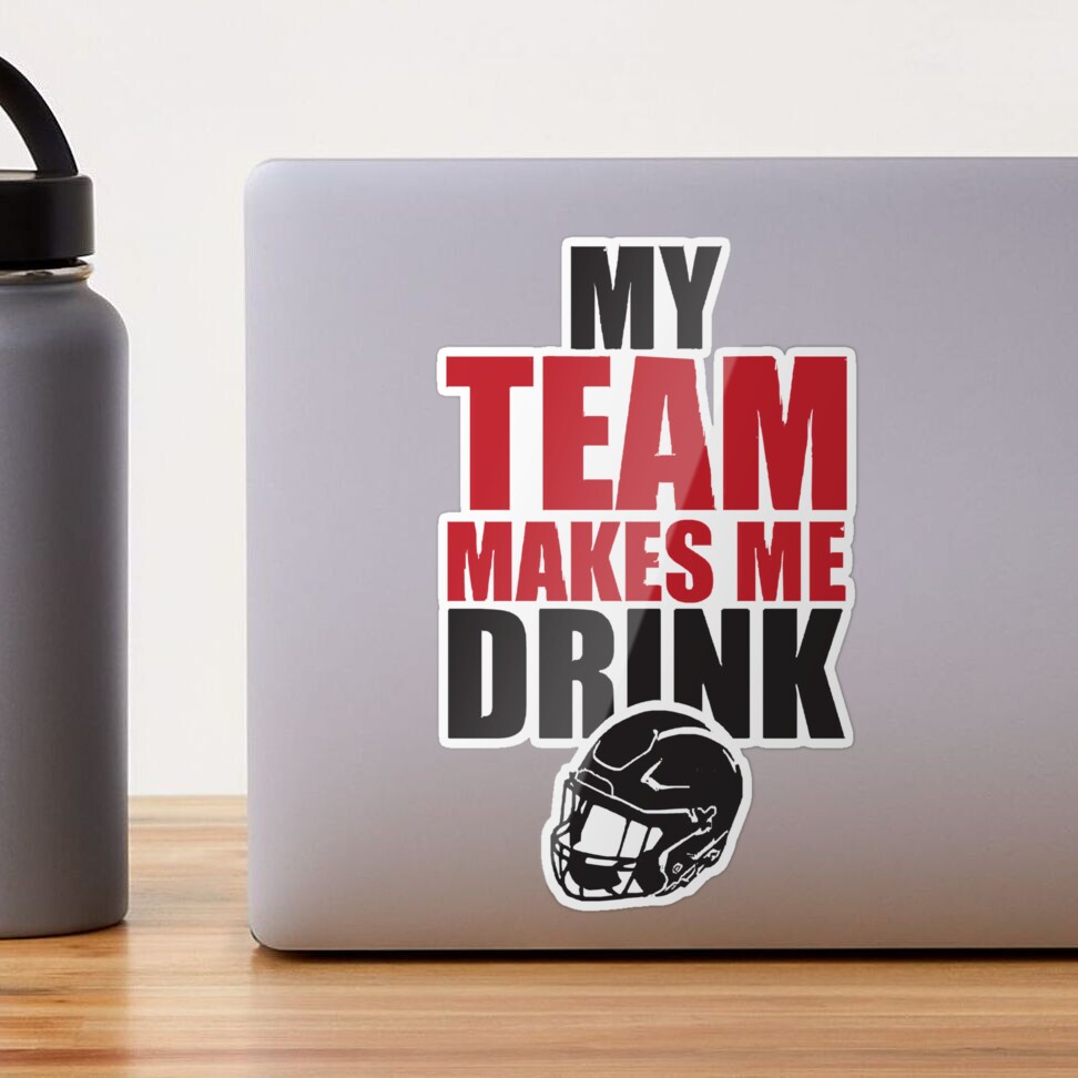 NFL San Francisco 49ers Drink Sticker for Sale by AbdulRempel