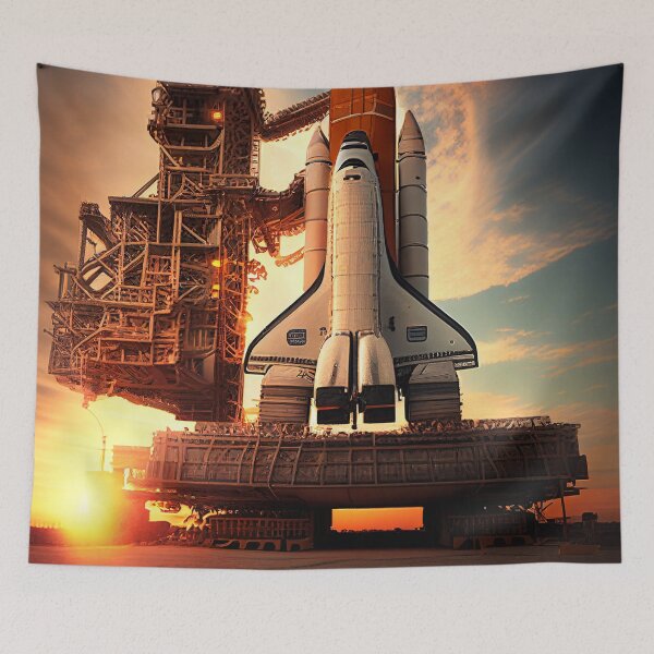Item preview, Shuttle on Launch Pad designed and sold by DigitizedArt.