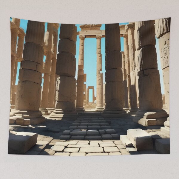 Item preview, Ancient Wonders (Temple at Ephesus 1) designed and sold by PixelatedPaints.