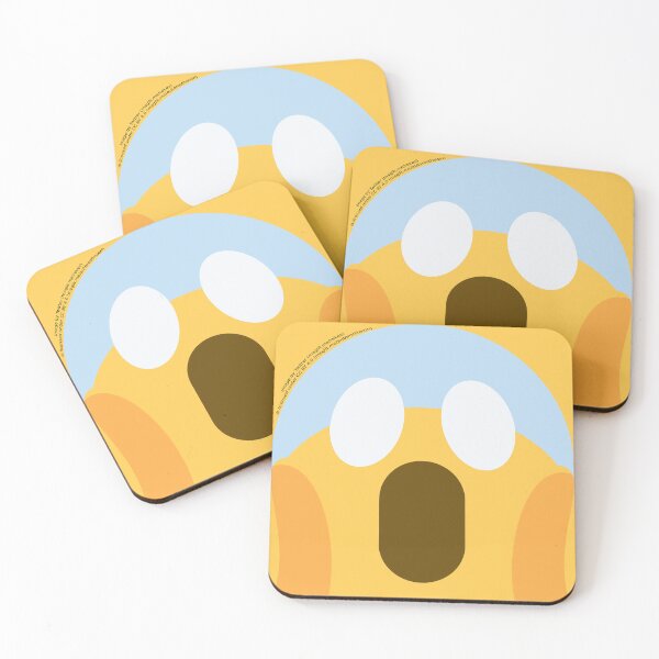 Item preview, Face Screaming In Fear Emoji designed and sold by VeryRandomShop.