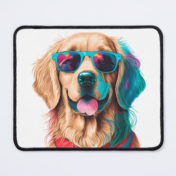 Item preview, Golden Retriever Wearing 80's Sunglasses designed and sold by mydoglove.