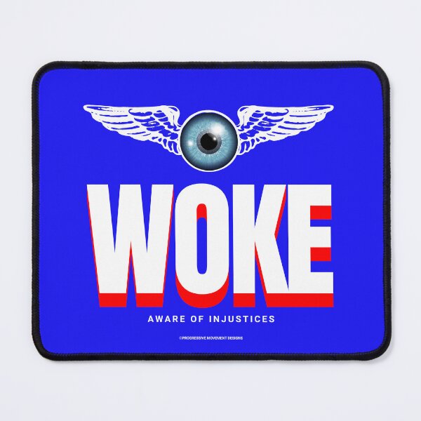 Item preview, PMD00888 Progressive Movement Designs Woke Wings design shows you are woke and aware of injustices for Democrats Independents and Bernie Sanders supporters designed and sold by ProgressiveLeft.
