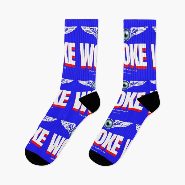 Item preview, PMD00888 Progressive Movement Designs Woke Wings design shows you are woke and aware of injustices for Democrats Independents and Bernie Sanders supporters designed and sold by ProgressiveLeft.