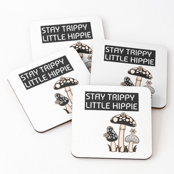 Aperçu de l'œuvre Restez Trippy Little Hippie créée et vendue par BestCoolStuff.