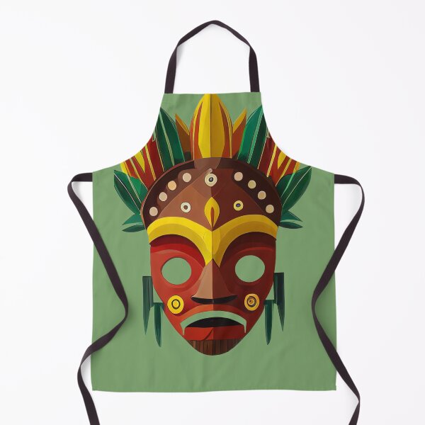 Item preview, Rainbow Warrior African Mask designed and sold by AfroMosaic.