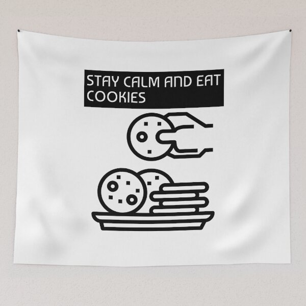 Item preview, Stay Calm And Eat Cookies designed and sold by BestCoolStuff.