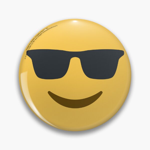 Item preview, Smiling Face With Sunglasses Emoji designed and sold by VeryRandomShop.