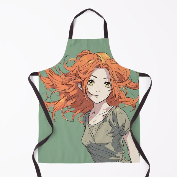 Item preview, Long-Haired Redhead in Khaki T-Shirt designed and sold by RandomForestBot.